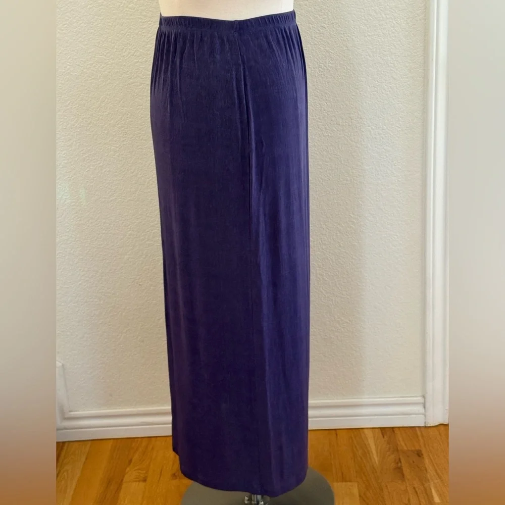 Private Edition by Chico’s Smoky Blue Maxi Skirt size 16 (Chico’s size 3) - Picture 4 of 6